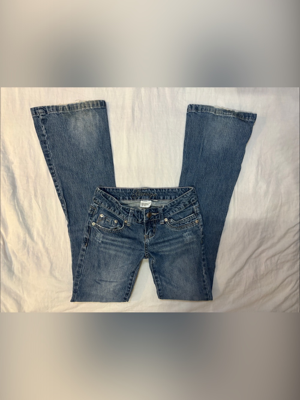Vintage Garage Lowrise Flared Jeans
